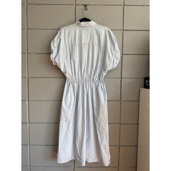 Women's Maje Bleus Ririsa Striped Cotton Midi Shirt Dress size 36 Streetwear - Picture 5 of 6